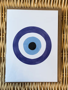 Μάτι (Evil Eye) Greeting Card