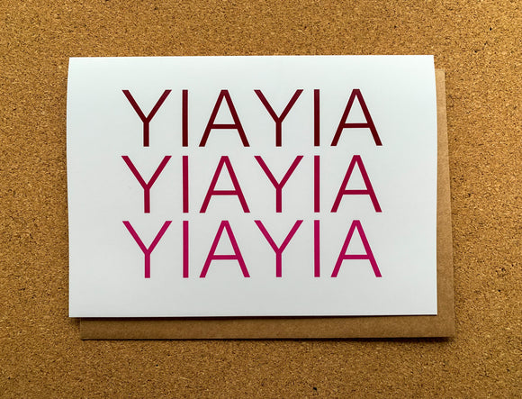 YIAYIA Card